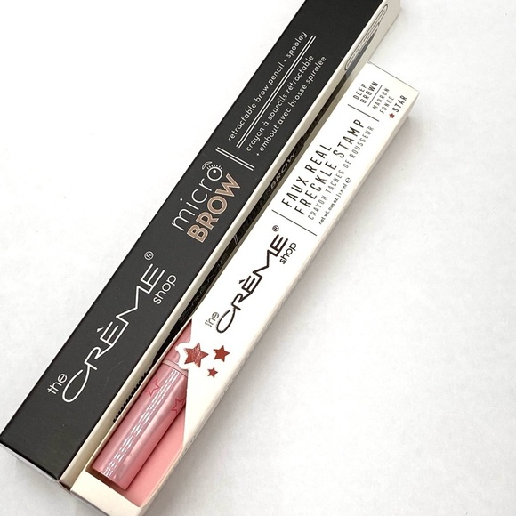 The Crème Shop Micro Brow Pencil & Spooley 
The Freckle Stamp Lot - Picture 1 of 6